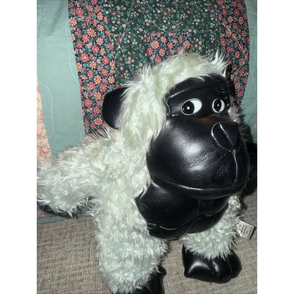 Vintage Realistic Blue Side Eye Gorilla‎ Plush Stuffed Animal Plushie 12